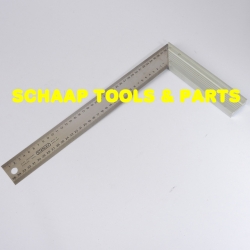 Winkelhaak 400x200mm inox met maatverdeling | 1-45-687